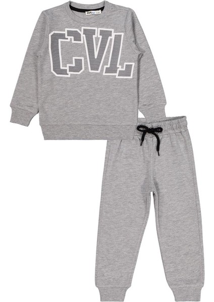 Cvl Baskılı 2-5 Yaş Takım - Gri 5-6 Yaş modelleri