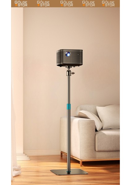 Projeksiyon Cihazı Standı Ayaklı Projeksiyon Vidalı-Gimbal Model Ayarlanabilir Yükseklik Tripod