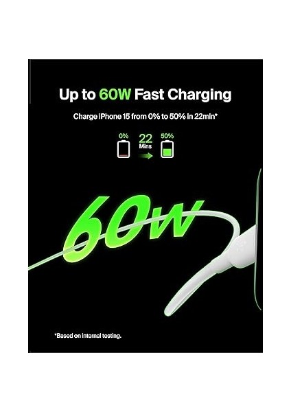 Boost Charge Usb-C - Usb-C Kablosu 1 M, Beyaz fiyatları