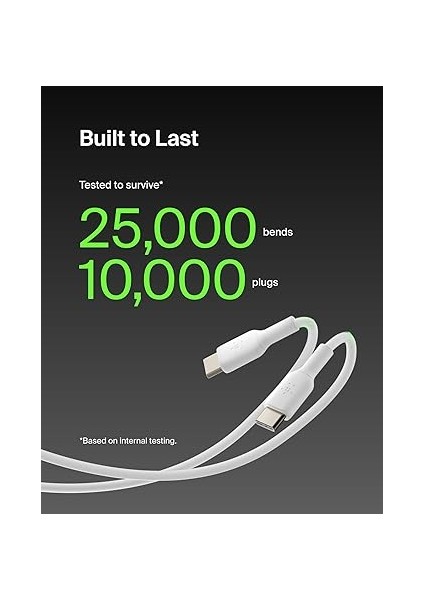 Boost Charge Usb-C - Usb-C Kablosu 1 M, Beyaz fırsatları