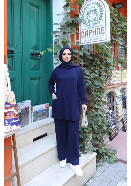 Yanları Cepli Fermuarlı Modal Takım