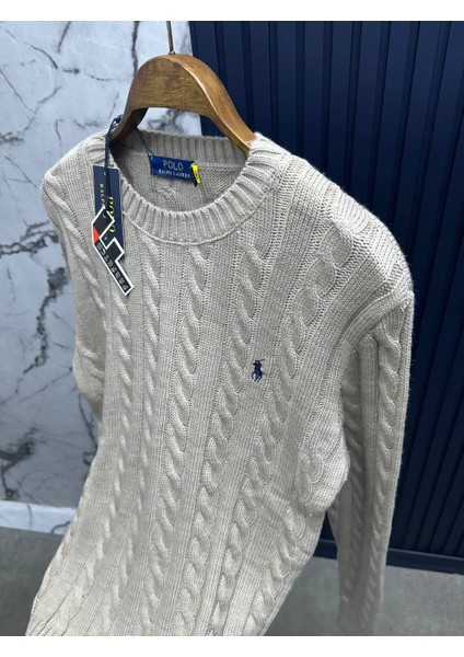 Polo Ralph Lauren Bisiklet Yaka Örgü Dokulu Kazak modelleri