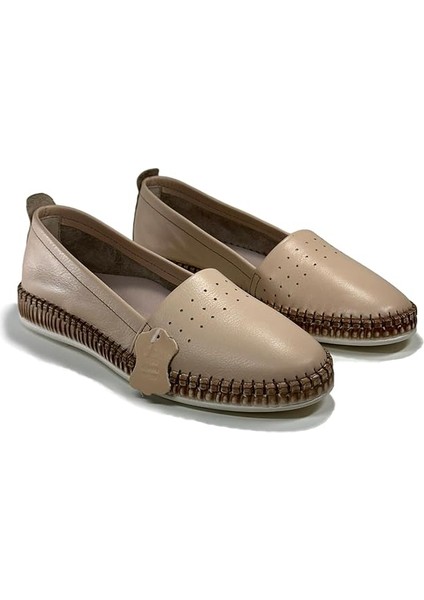 Kadın Hakiki Deri Babet Ayakkabı