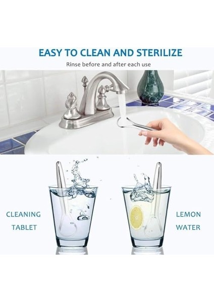Orret Home Çelik Dil Temizleyici,dil Sıyırma Aparatı,dil Kazıyıcı (2 Adet)