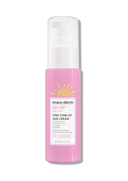Maru.derm Spf 50+ Pembe Ton Eşitleyici Güneş Kremi 50 ml