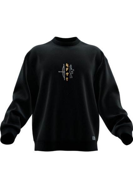 Türk Silahlı Kuvvetleri (Geçmişten Günümüze) Tasarımlı Rahat Kalıp Unisex Sweatshirt modelleri