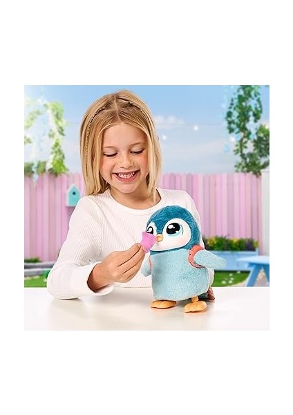Live Pets My Walking Penguin - Waddles, Yumuşak ve Sevimli Interaktif Oyuncak Penguen, 25+ Ses ve Tepki, Yürür, Dans Eder ve Kanat Çırpar, Pilli (5+ Yaş Çocuklar Için) fiyatları