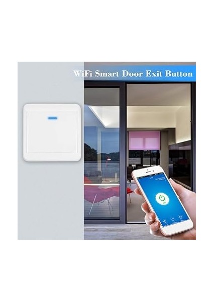 Ewelink Wifi Kapı Çıkış Düğmesi Elektronik Yayın Kilidi Elektronik Kapı Kilidi Için Hıçbır Com Kilit Sensörü Erişim Kontrol Sistemi Acil Alarm Tetik Anahtarı Telefon App Uzaktan Kumanda ile modelleri