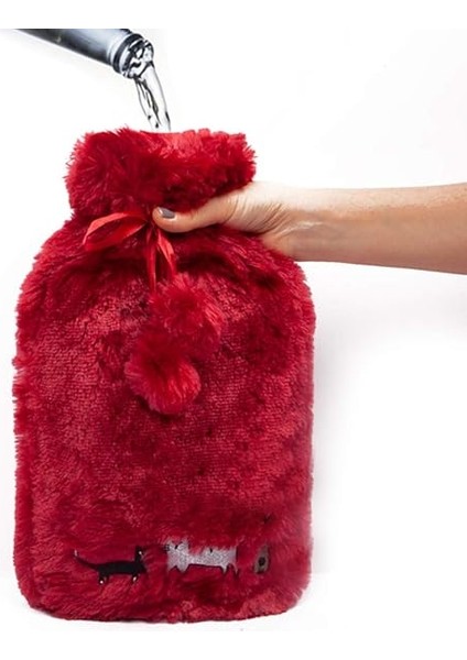 Cats Bordo Peluş Sıcak Su Torbası modelleri