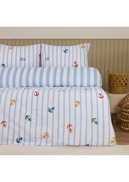 Soft Marina Çift Kişilik Nevresim Takımı - Beyaz