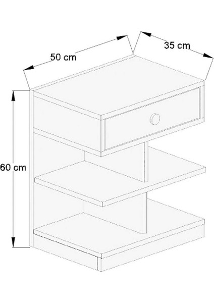 Tina Raflı Komodin modelleri