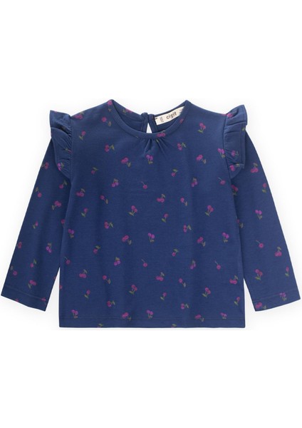 Uzun Kollu T-Shırt 1-7 Yaş Lacivert
