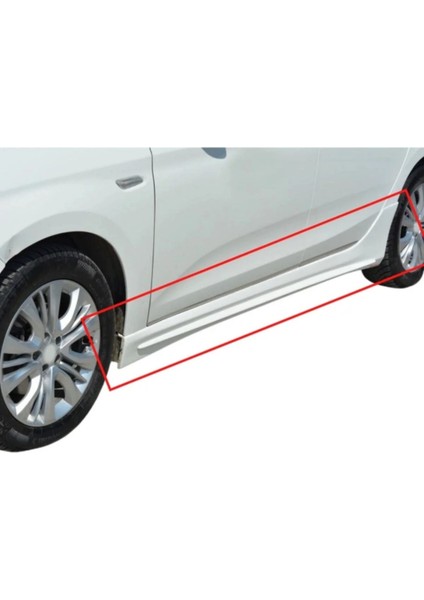 Fıat Egea Custom Model Marşpiyel (( 695 Kurşun Gri Boyalı ))