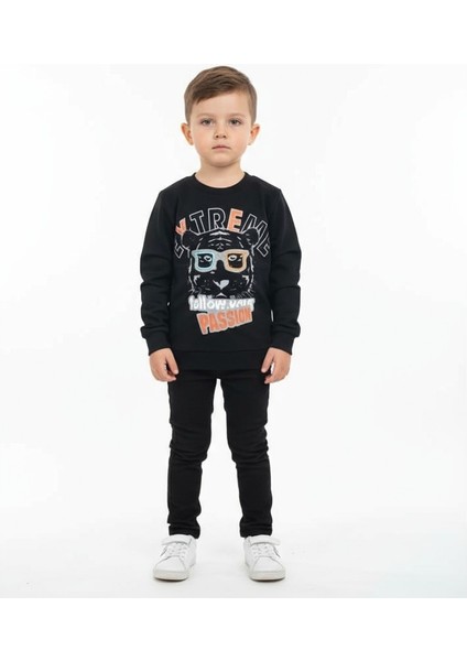 Extreme Baskılı Erkek Çocuk Sweatshirt