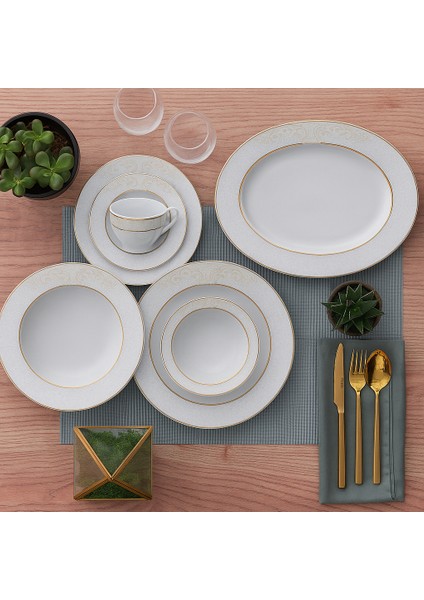 Fodis Güral Porselen Tolstoy 84 Parça Yemek Takımı fiyatları