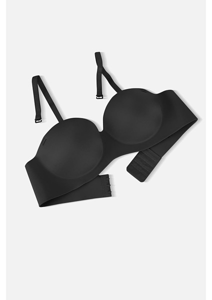 Lotus Lazer Dikişsiz Balensiz Desteksiz Sütyen - 2819 - Siyah modelleri