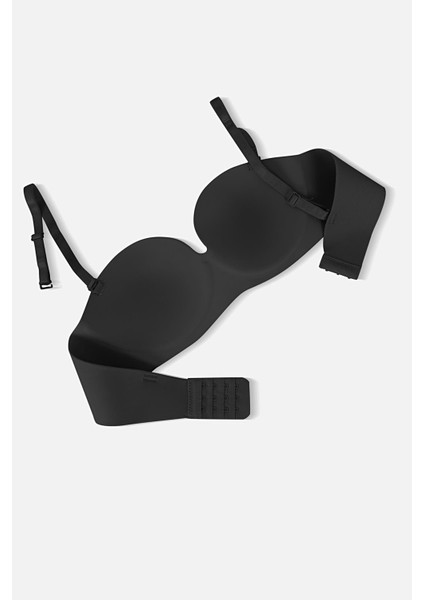 Lotus Lazer Dikişsiz Balensiz Desteksiz Sütyen - 2819 - Siyah fırsatları