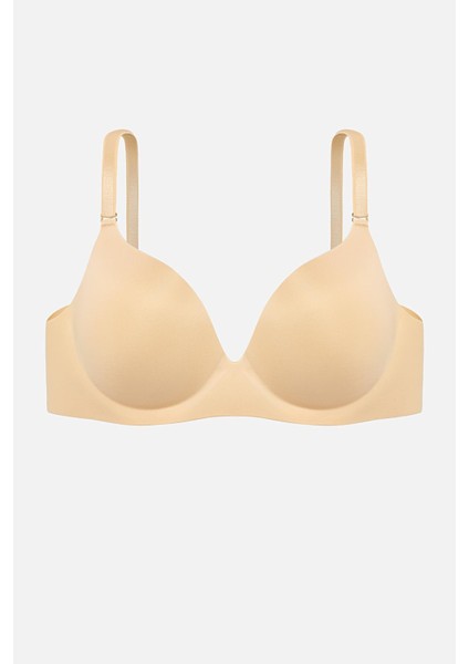 Lazer Kesim Dikişsiz Desteksiz Sütyen - 2821 - Ten