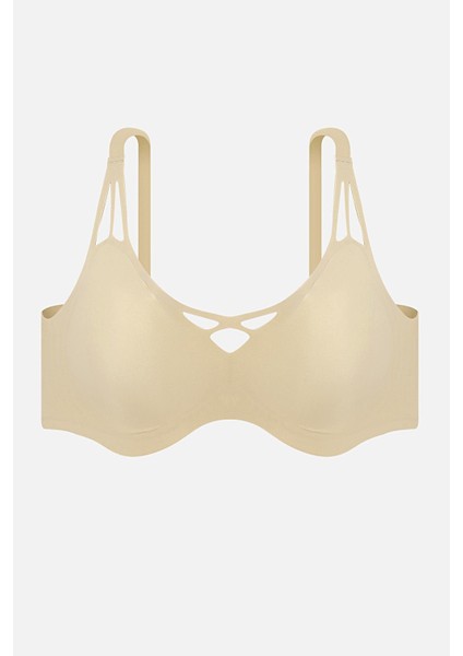 Ghost Dikişsiz Sütyen - Desteksiz - 2815 - Ten