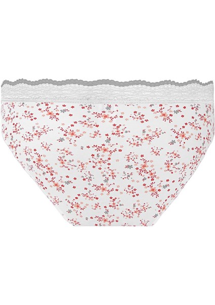 2'li Cotton Yumuşak Baskılı Külot Seti- Ekru-Ten-S indirimleri