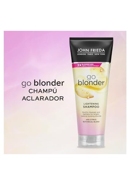 John Frieda Sarı Saçlara Özel Güneş Işıltısı Veren Şampuan 1 Paket (1 x 250 Ml)