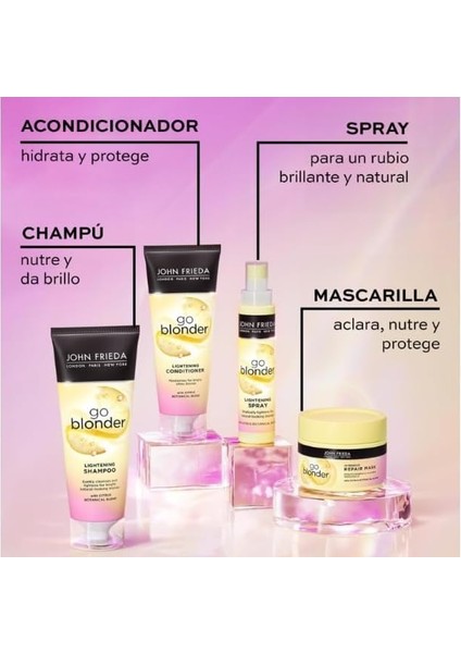 John Frieda Sarı Saçlara Özel Güneş Işıltısı Veren Şampuan 1 Paket (1 x 250 Ml) modelleri