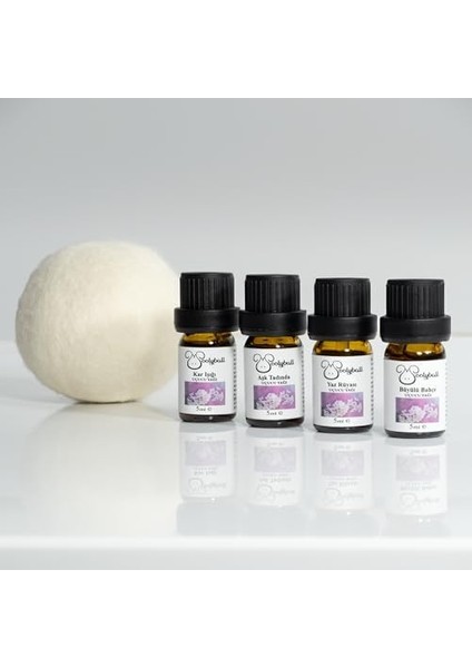 Woolyball Çiçek Esansları, Bahar Ferahlığı, 4 Adet 5 ml Uçucu Yağ Seti fiyatları