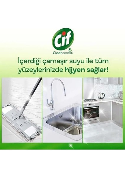 Cif Krem Temizleyici Amonyak 500 ml + Cif Jel Tüm Yüzeyler Bahar Ferahlığı 500 ml fiyatları