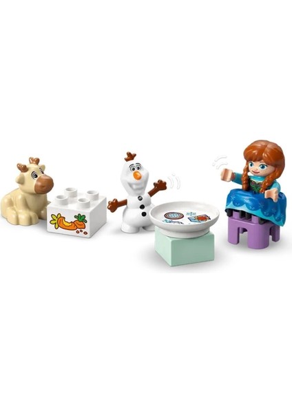 10455 LEGO Duplo Anna ve Elsa'nın Karlar Ülkesi Şato Partisi 54 Parça +2 Yaş modelleri