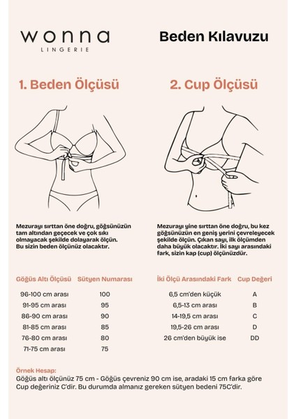 Dantelli Dekolte Sütyen Külot Takım Push Up, 2451 Vişne Rengi