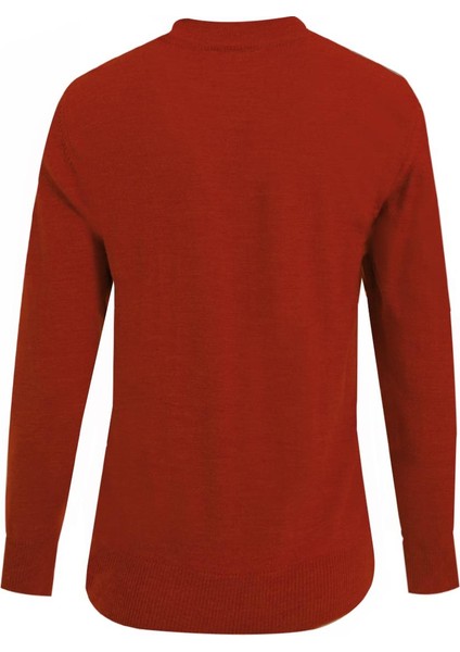 Kırmızı Yarım Balıkçı Triko Kazak fırsatları