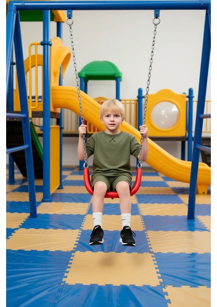 Erkek Çocuk Pamuklu Örme T Shirt ve Şort Takımı Kaliteli Şık Rahat Günlük