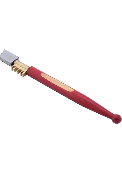 Profesyonel Ağır Hizmet Elmas Uç Cam Kesici - Pirinç Snapper - Ahşap Sap