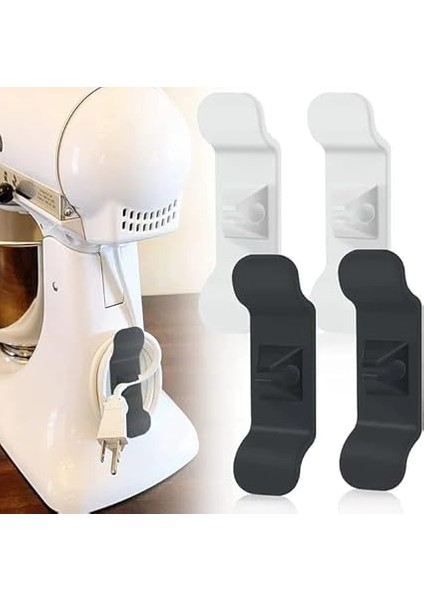 Home 6 Adet Yapışkanlı Airfrey Tost Makinesi ve Küçük Mutfak Aletleri Için Kablo Düzenleyici, Pratik ve Temiz Görünüm Sağlayan, Kolay Montajlı Kablo Yönetim Seti fırsatları