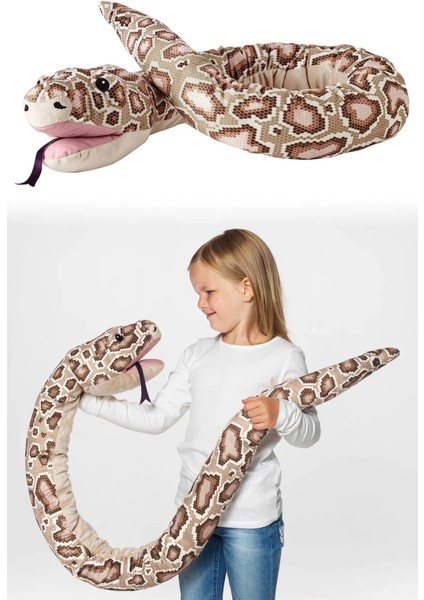 Djungelskog El Kuklası Peluş Yılan Oyuncak 171CM PC323