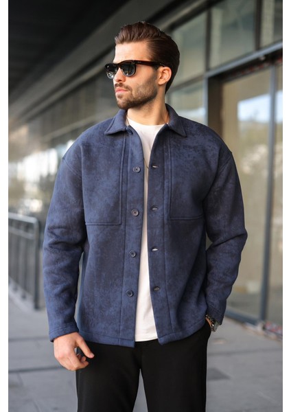 Lacivert Içi Polarlı Gömlek Ceket E6767 fiyatları