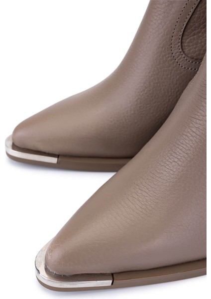 Kadın Hakiki Deri Vizon Klasik Bot 33 20010 Bn Bot SK25-26 Vızon Floter modelleri