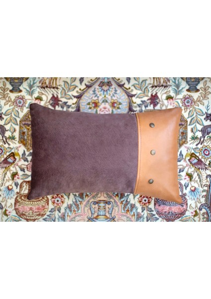 Coco Brown 3 Deri ve Kadife Kırlent fiyatları