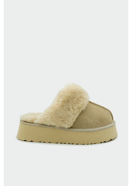 Rover Bej Süet Tüylü Terlik fiyatları