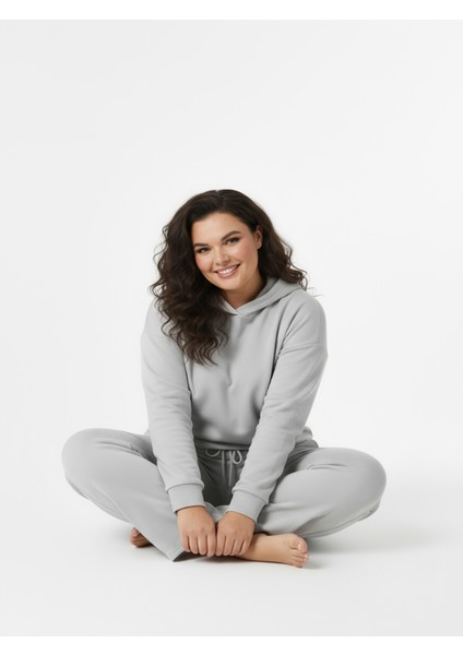 Düz Paça Büyük Beden Eşofman Altı Gri 2016 fırsatları