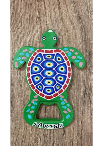 Köyceğiz Temalı Plastik Şişe Açacağı Magnet Buzdolabı Süsü Açacak (KOD:941)