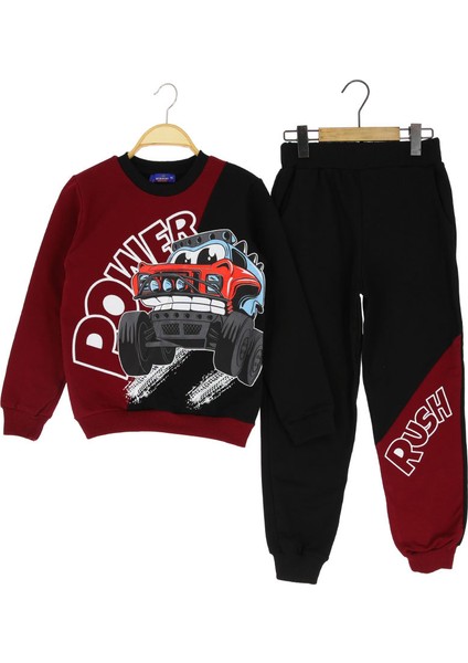 Erkek Çocuk Eşofman Takım Baskılı Şardonlu Kışlık fiyatları