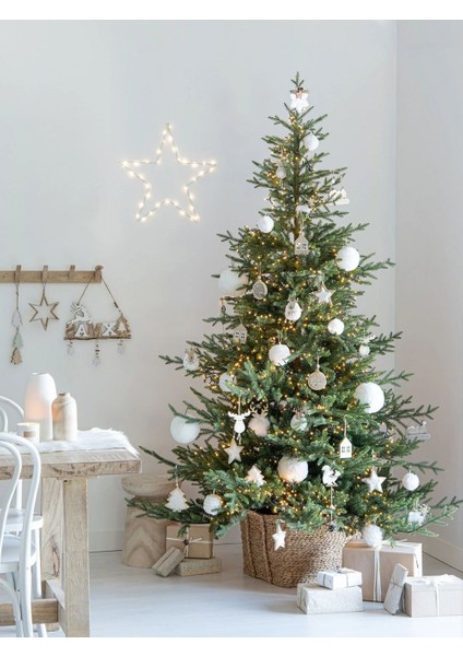 Dekoratif Pilli Ledli Metal Yıldız LED Işık Yılbaşı Süs Aydınlatma Günışığı Kapı Süs indirimleri