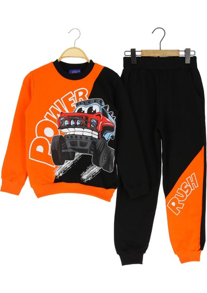 Erkek Çocuk Eşofman Takım Baskılı Şardonlu Kışlık fiyatları