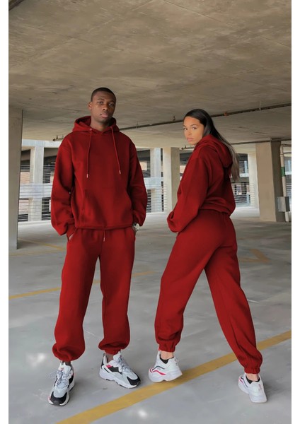 Çiftlere Özel (Tekli) Oversize Couple Eşofman Takımı