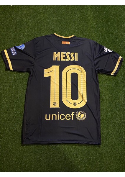 Nostaljik Barcelona Siyah Messi Forma