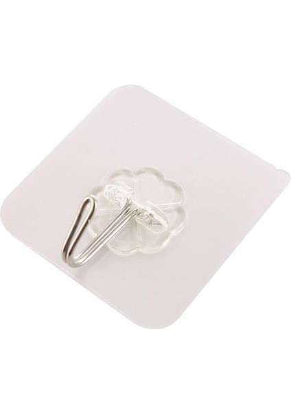 Kendinden Yapışkanlı Şeffaf Askı 5 Li Set Banyo Mutfak Askısı modelleri