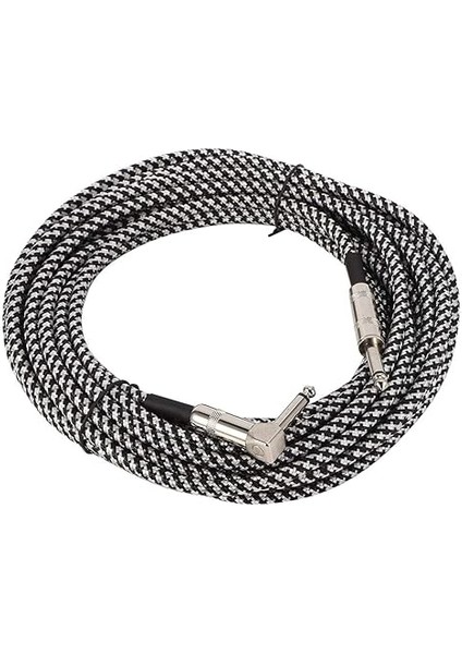 Düşük Gitar Kablosu 24AWG Ofc Çekirdek Koruma Pedal Etkisi Için Ses Koruma Bağlantısı Tel (10M / 32.8ft)