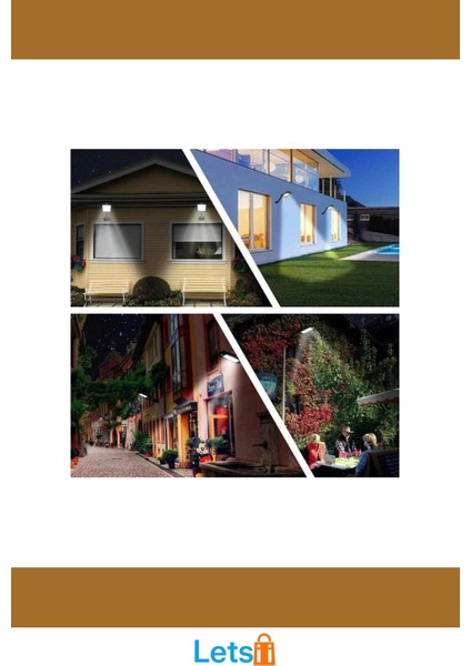 Uzaktan Kumandalı 160 LED Güneş Enerjili Su Geçirmez Bahçe Lambası modelleri