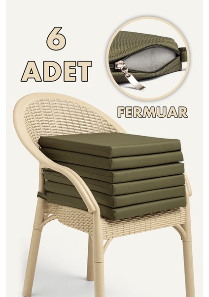 Su Geçirmez Sandalye Minderi Fermuarlı Bağcıklı 22 Dns Sünger fiyatları